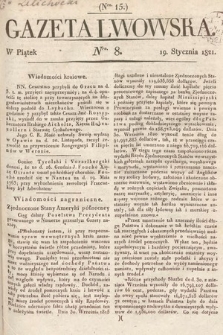 Gazeta Lwowska. 1821, nr 8