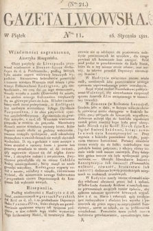 Gazeta Lwowska. 1821, nr 11