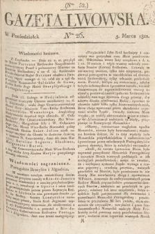 Gazeta Lwowska. 1821, nr 26