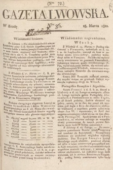 Gazeta Lwowska. 1821, nr 36