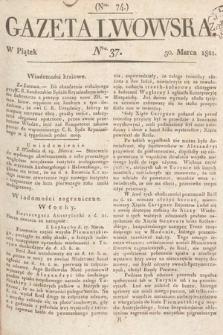 Gazeta Lwowska. 1821, nr 37