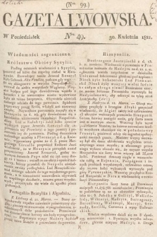 Gazeta Lwowska. 1821, nr 49
