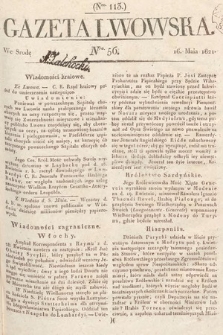 Gazeta Lwowska. 1821, nr 56