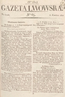 Gazeta Lwowska. 1821, nr 65