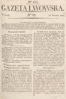 Gazeta Lwowska. 1821, nr 67