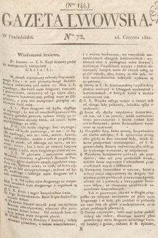 Gazeta Lwowska. 1821, nr 72