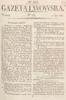 Gazeta Lwowska. 1821, nr 75