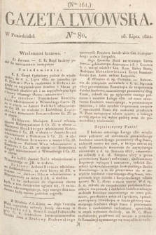 Gazeta Lwowska. 1821, nr 80