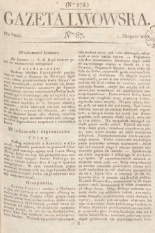 Gazeta Lwowska. 1821, nr 87