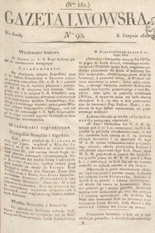 Gazeta Lwowska. 1821, nr 90