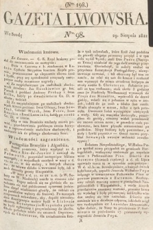 Gazeta Lwowska. 1821, nr 98