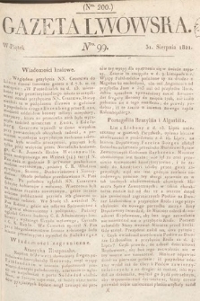 Gazeta Lwowska. 1821, nr 99