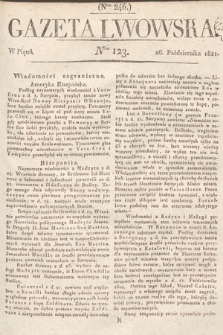 Gazeta Lwowska. 1821, nr 123