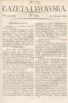 Gazeta Lwowska. 1821, nr 130