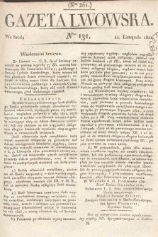 Gazeta Lwowska. 1821, nr 131