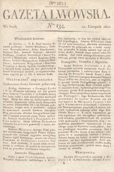 Gazeta Lwowska. 1821, nr 134