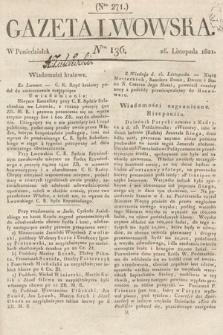 Gazeta Lwowska. 1821, nr 136