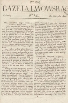 Gazeta Lwowska. 1821, nr 137