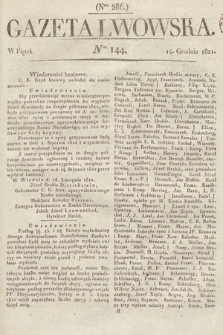 Gazeta Lwowska. 1821, nr 144