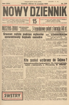 Nowy Dziennik. 1935, nr 249