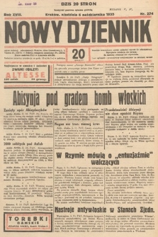 Nowy Dziennik. 1935, nr 274