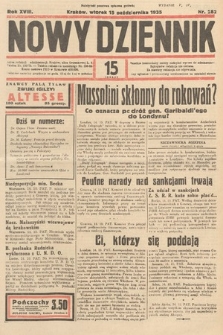 Nowy Dziennik. 1935, nr 282