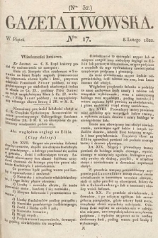 Gazeta Lwowska. 1822, nr 17