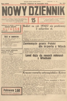 Nowy Dziennik. 1935, nr 312