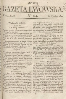 Gazeta Lwowska. 1822, nr 114