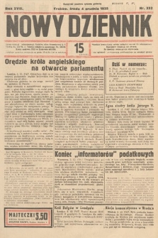 Nowy Dziennik. 1935, nr 332
