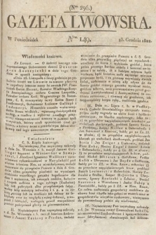 Gazeta Lwowska. 1822, nr 149