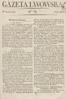 Gazeta Lwowska. 1823, nr 78