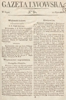 Gazeta Lwowska. 1823, nr 80