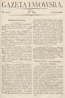 Gazeta Lwowska. 1823, nr 85
