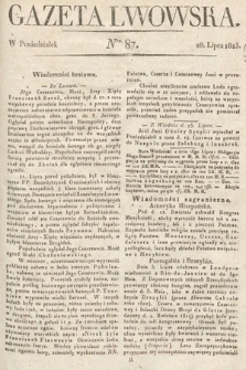 Gazeta Lwowska. 1823, nr 87