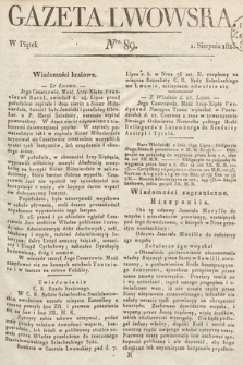 Gazeta Lwowska. 1823, nr 89