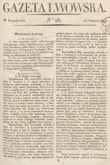 Gazeta Lwowska. 1823, nr 98