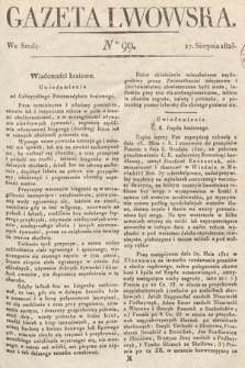 Gazeta Lwowska. 1823, nr 99