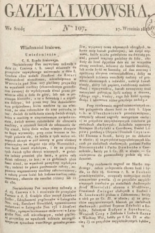 Gazeta Lwowska. 1823, nr 107