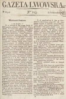 Gazeta Lwowska. 1823, nr 113