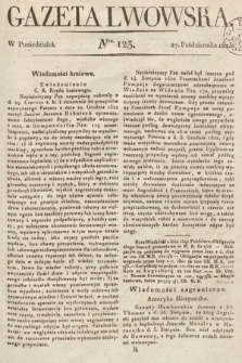 Gazeta Lwowska. 1823, nr 123