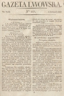 Gazeta Lwowska. 1823, nr 127
