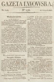 Gazeta Lwowska. 1823, nr 136