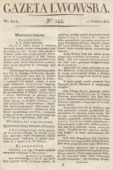 Gazeta Lwowska. 1823, nr 144