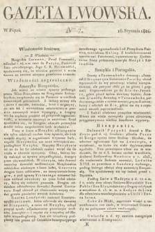 Gazeta Lwowska. 1824, nr 7