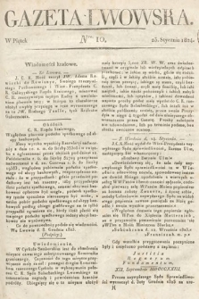 Gazeta Lwowska. 1824, nr 10