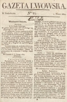 Gazeta Lwowska. 1824, nr 25