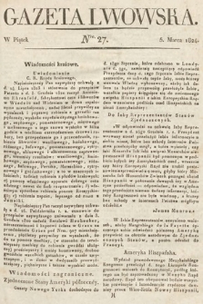 Gazeta Lwowska. 1824, nr 27