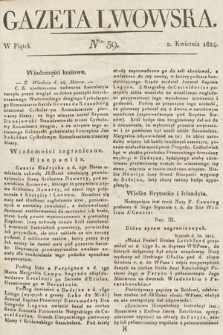 Gazeta Lwowska. 1824, nr 39