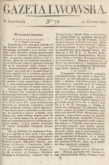 Gazeta Lwowska. 1824, nr 71